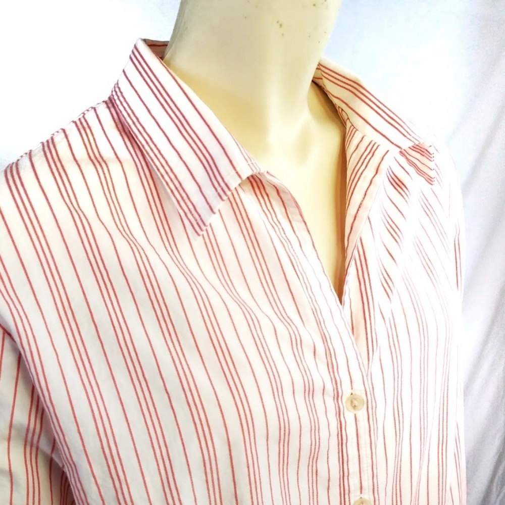 Jones New York Signature Striped Blouse XL